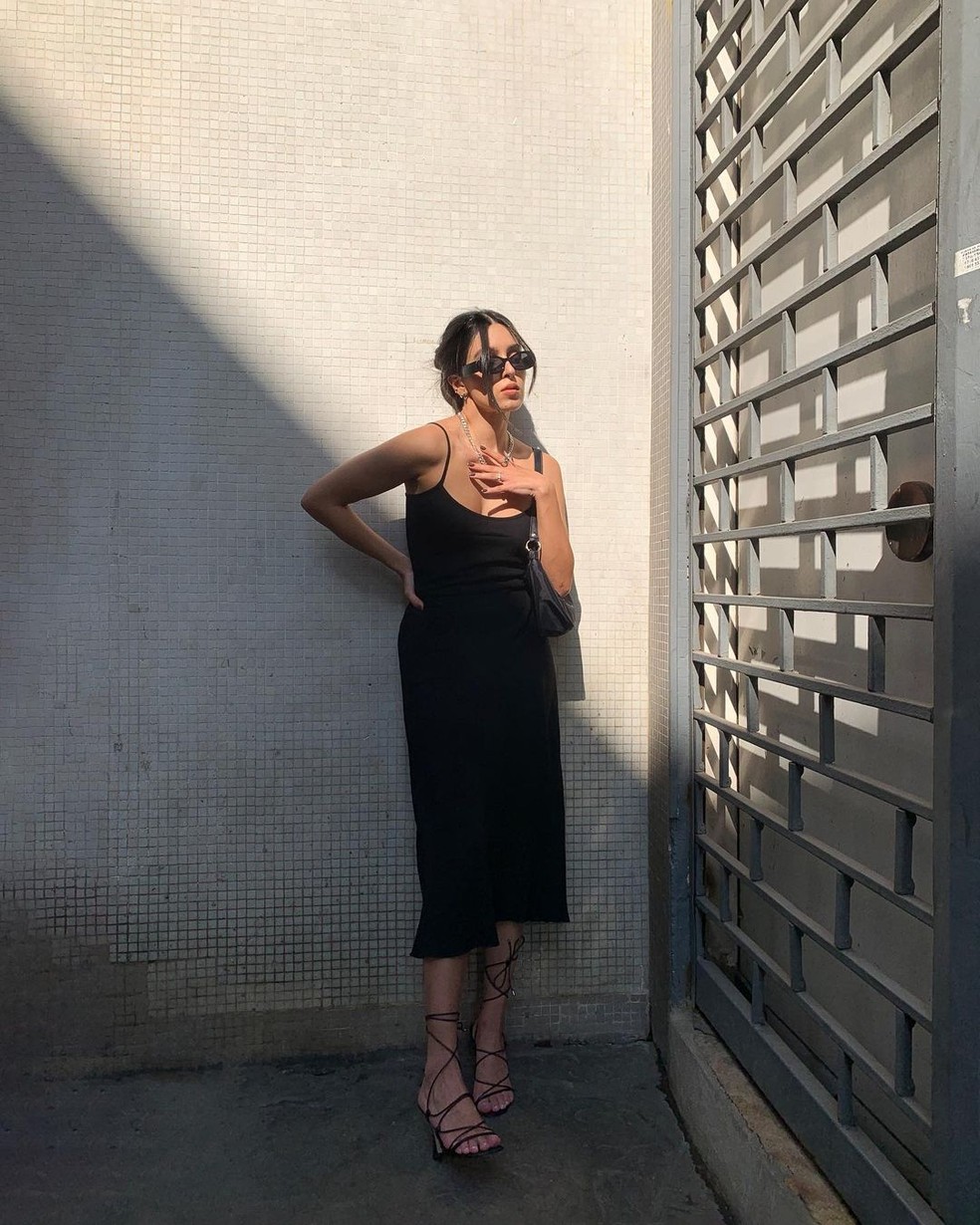 Slip dress — Foto: Reprodução/Instagram