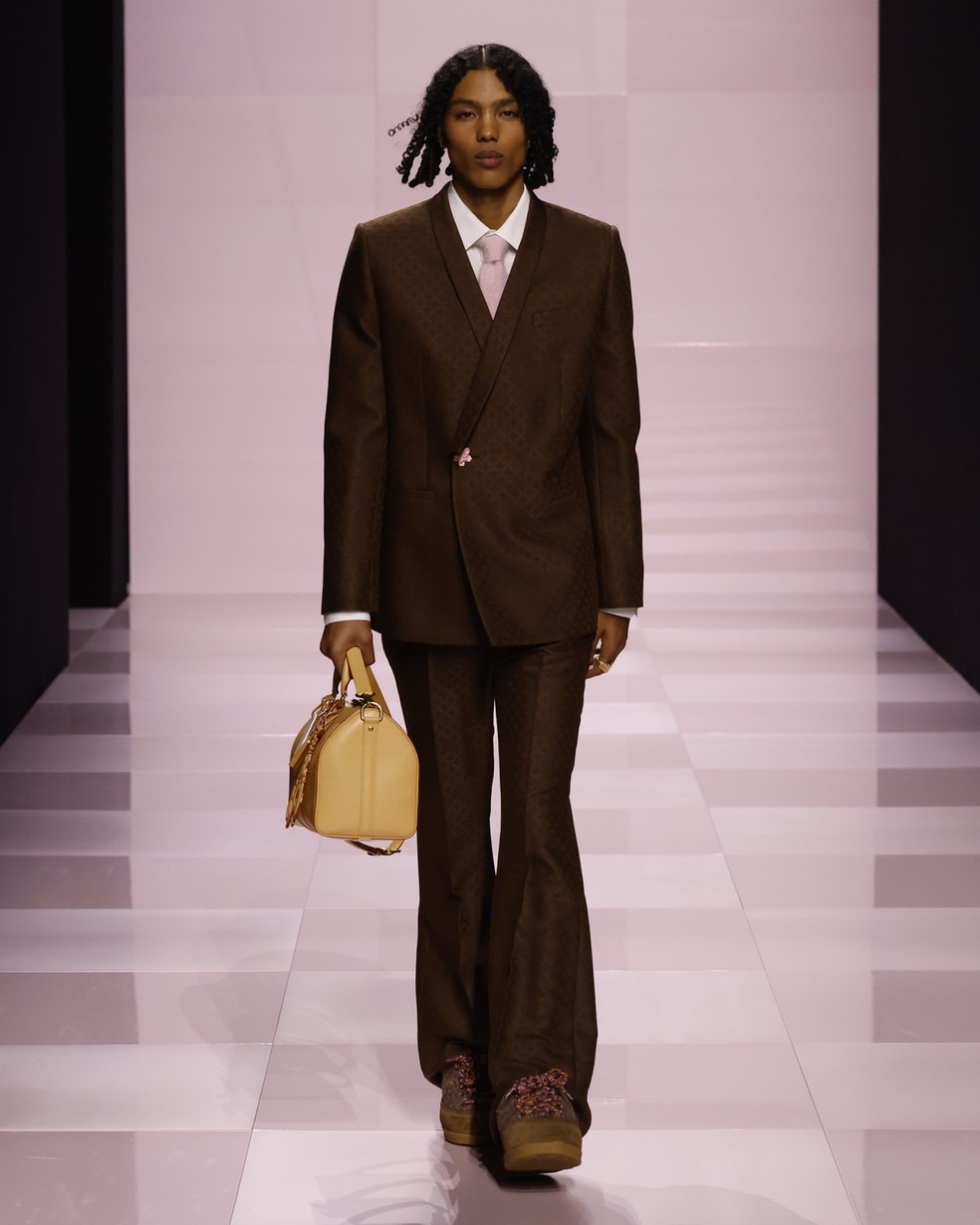 Desfile masculino de outono/inverno 2025 da Louis Vuitton — Foto: Divulgação: Louis Vuitton