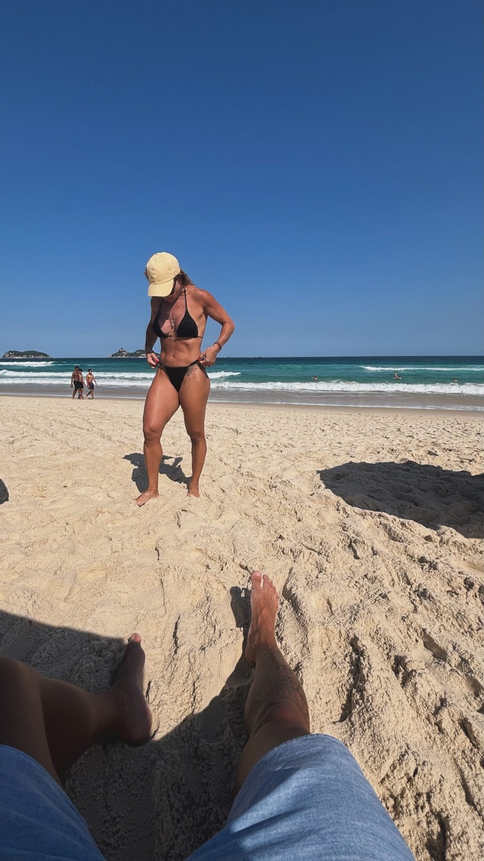 Dany Bananinha assume namoro com colega do 'Domingão'  — Foto: Reprodução