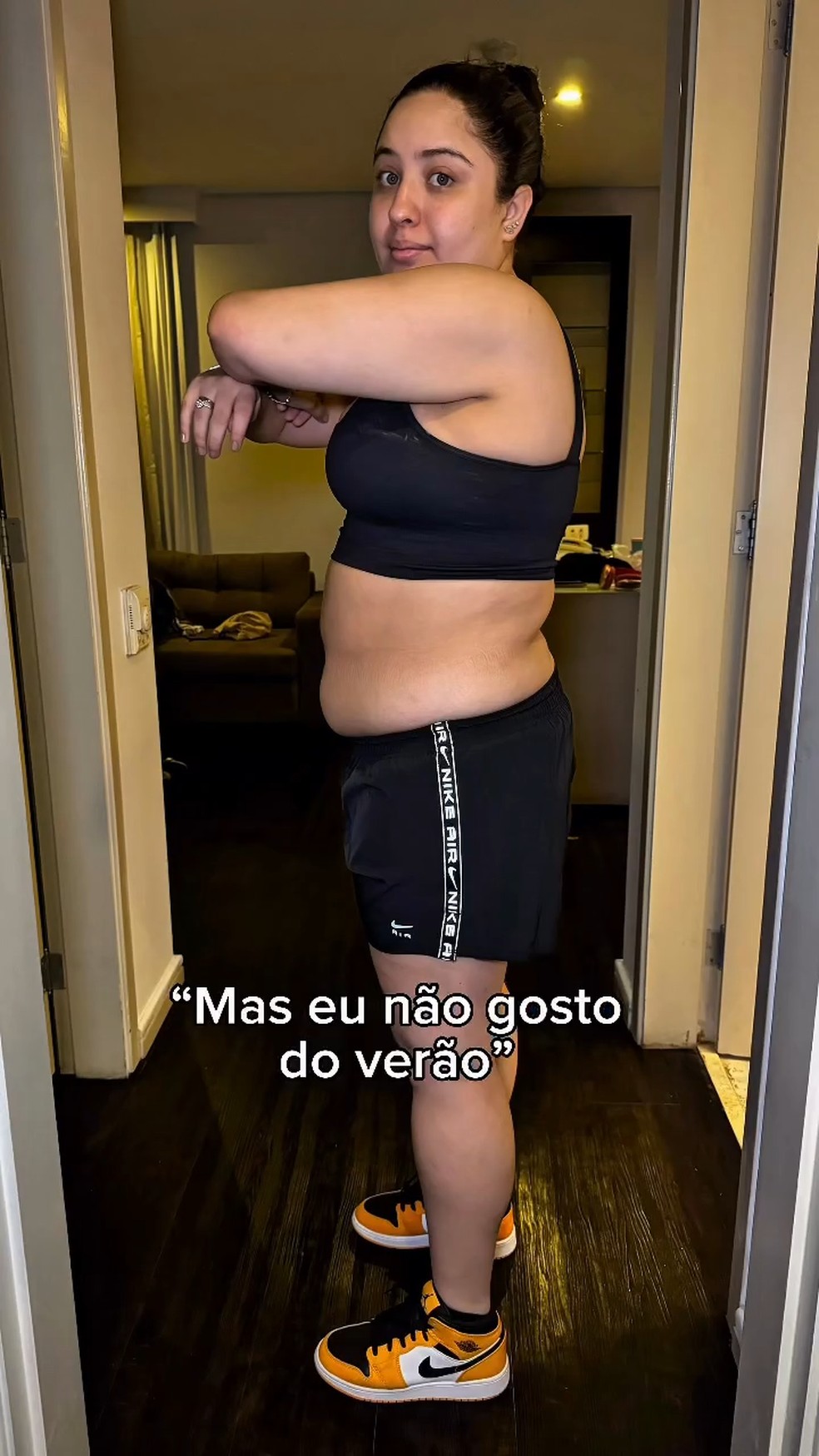 Mari Fernandez mostra antes e depois — Foto: Reprodução/Instagram