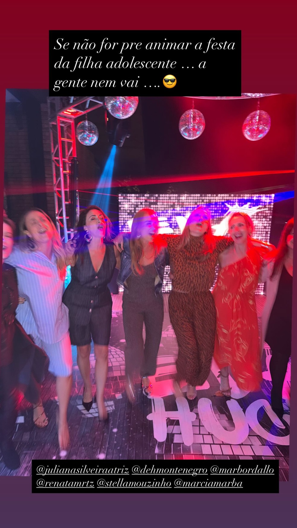 Angélica na festa da filha — Foto: Reprodução/ Divulgação