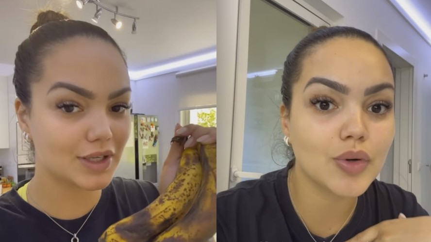 Suzanna Freitas detalhou como se sente quando come banana