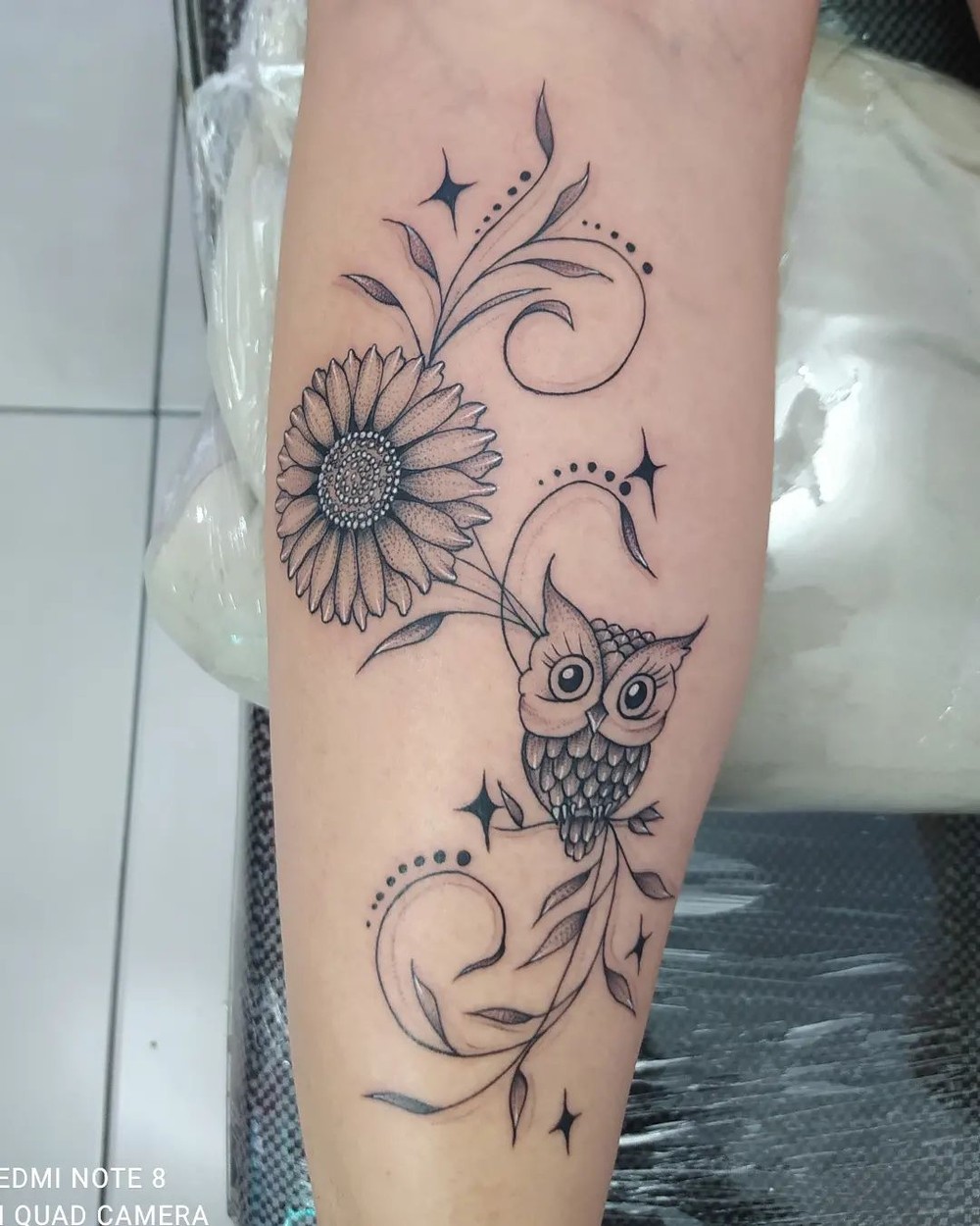 Tatuagem de coruja feminina: 43 estilos diferenciados para você ...