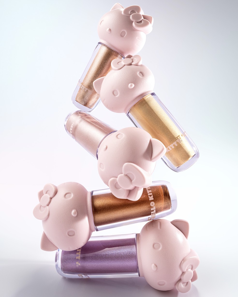 Nova coleção da marca de beleza Bruna Tavares será em comemoração aos 50 anos da Hello Kitty — Foto: Divulgação