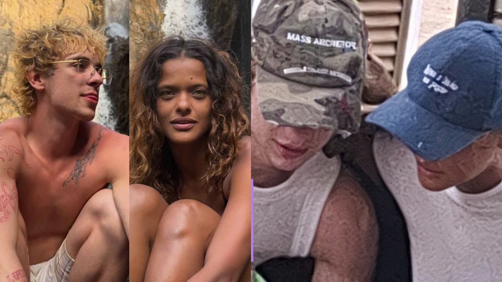 Capa fotográfica da fonte da Aflora: Thainá Duarte e Juliano Floss surgem em clima de intimidade em novo registro em meio a rumores de affair