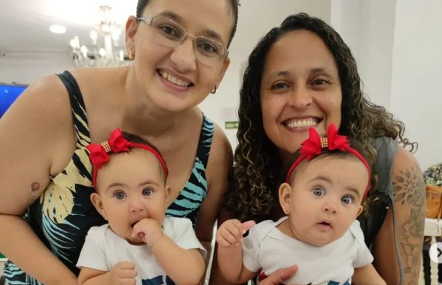 Danielle Mattos e Luzia Aquino tinham o sonho de serem mães