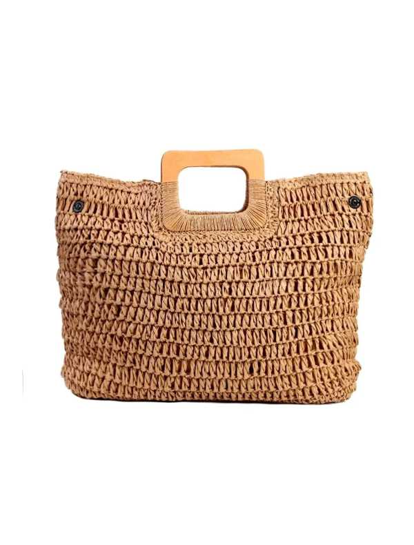 Bolsa de palha de mão Concept MF