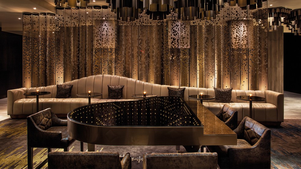 O Piano Bar é outra opção de entretenimento com música ao vivo — Foto: Divulgação