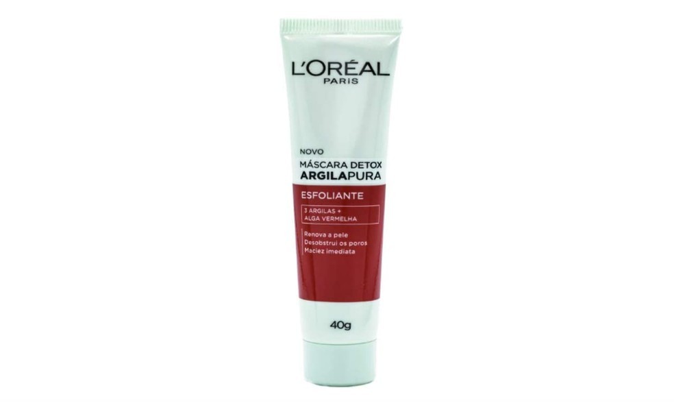 O L'Oréal Argila Pura Detox é formulado com três tipos de argilas e algas vermelhas — Foto: Reprodução/Amazon