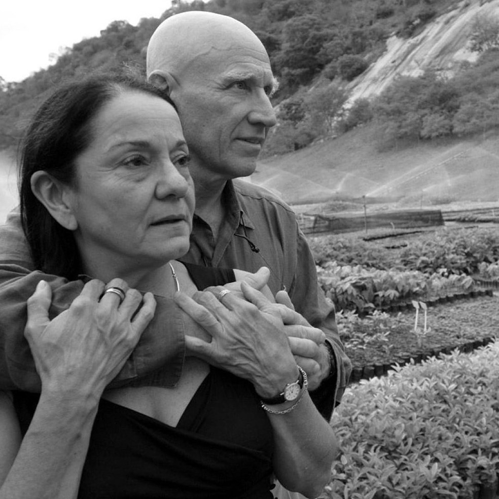 Lélia Wanick Salgado e Sebastião Salgado estavam casados há 58 anos — Foto: Divulgação