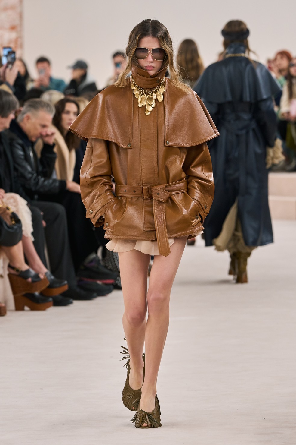 Desfile Chloé inverno 2024  — Foto: Reprodução/Chloé 