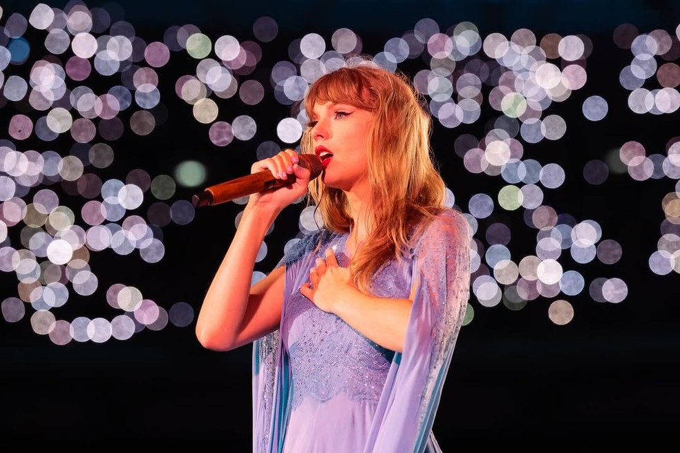 Taylor Swift, uma das vozes mais ouvidas atualmente também compõe o grupo de sagitarianas. — Foto: Reprodução/Instagram @taylorswift