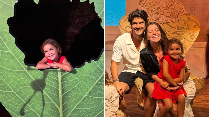 Nathalia Dill mostra passeio com a filha