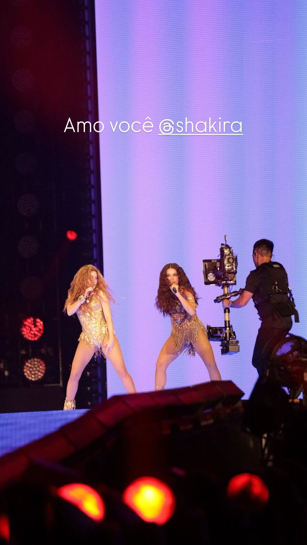Anitta reage a elogios de Shakira — Foto: Reprodução/Instagram