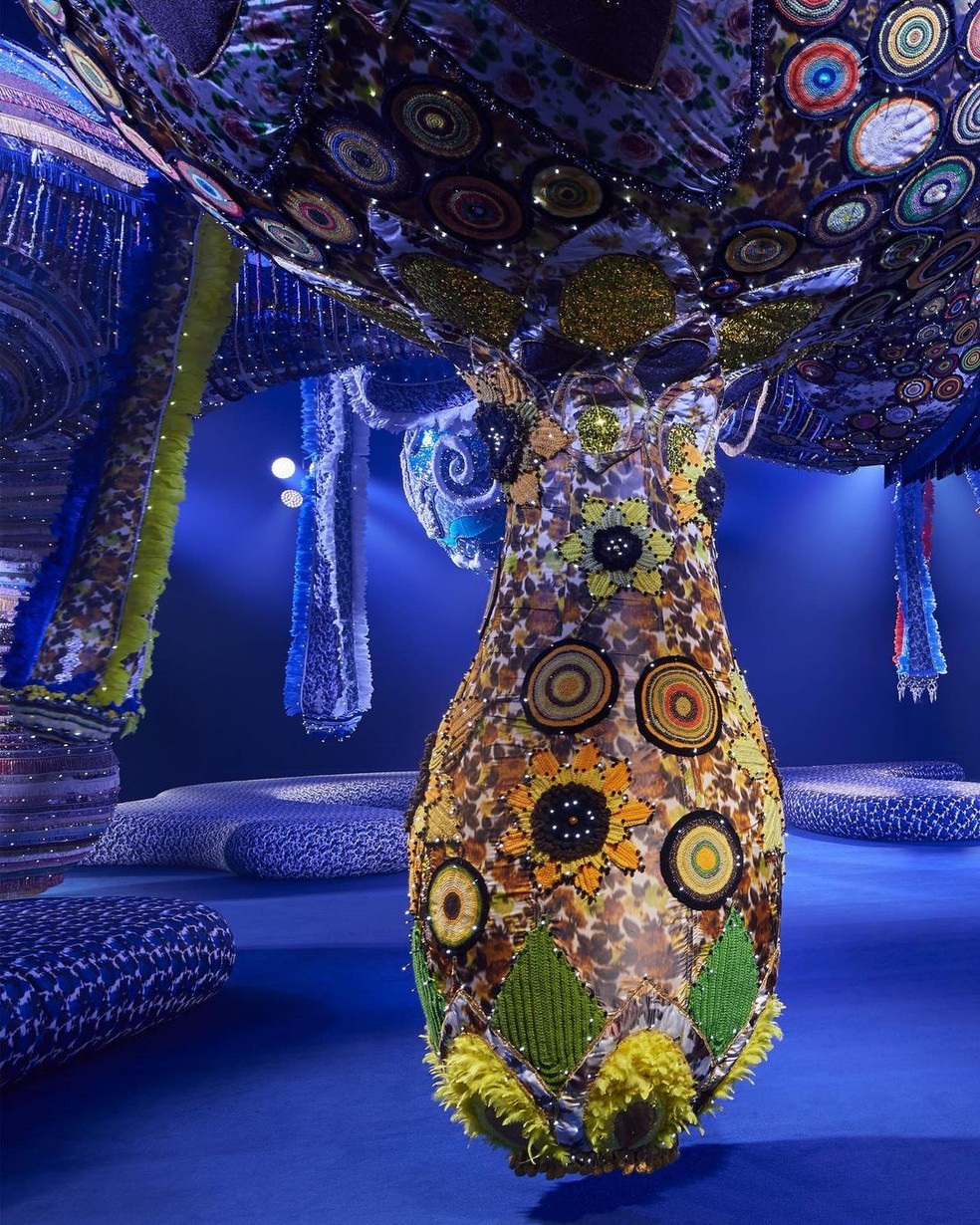 Instalação de Joana Vasconcelos impressiona — Foto: Reprodução / Instagram