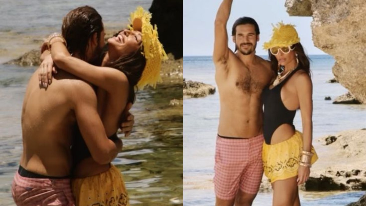 Sabrina Sato resgata cliques com Nicolas Prattes no 'caribe