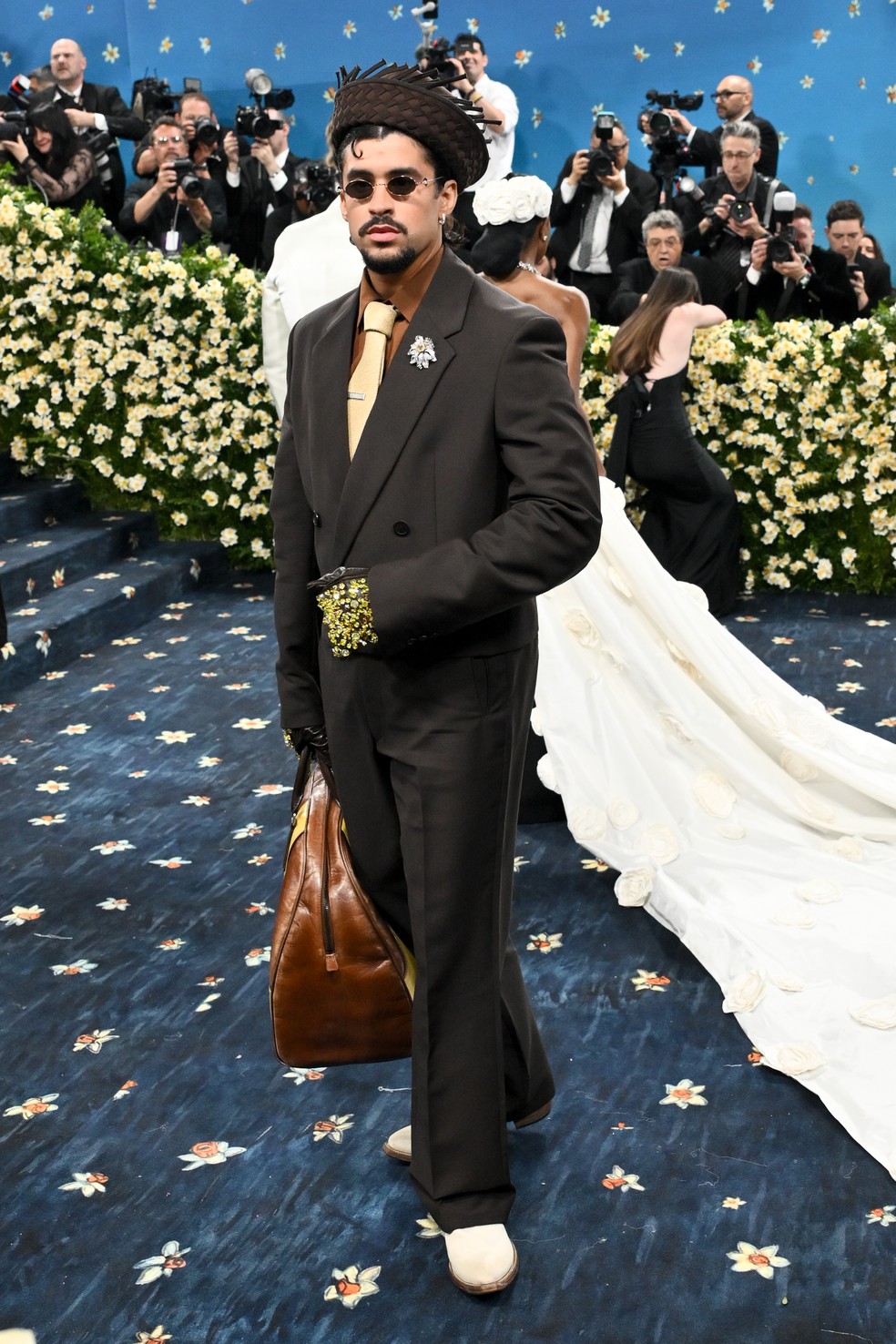 Bad Bunny no Met Gala 2025 — Foto: Getty Images