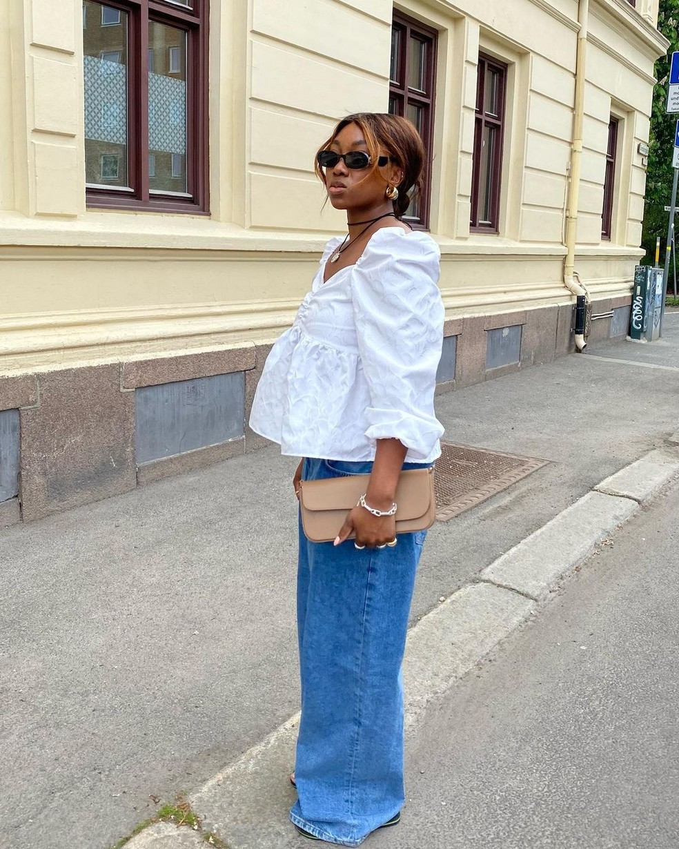 Look com bata — Foto: Reprodução/Instagram @nnennaechem