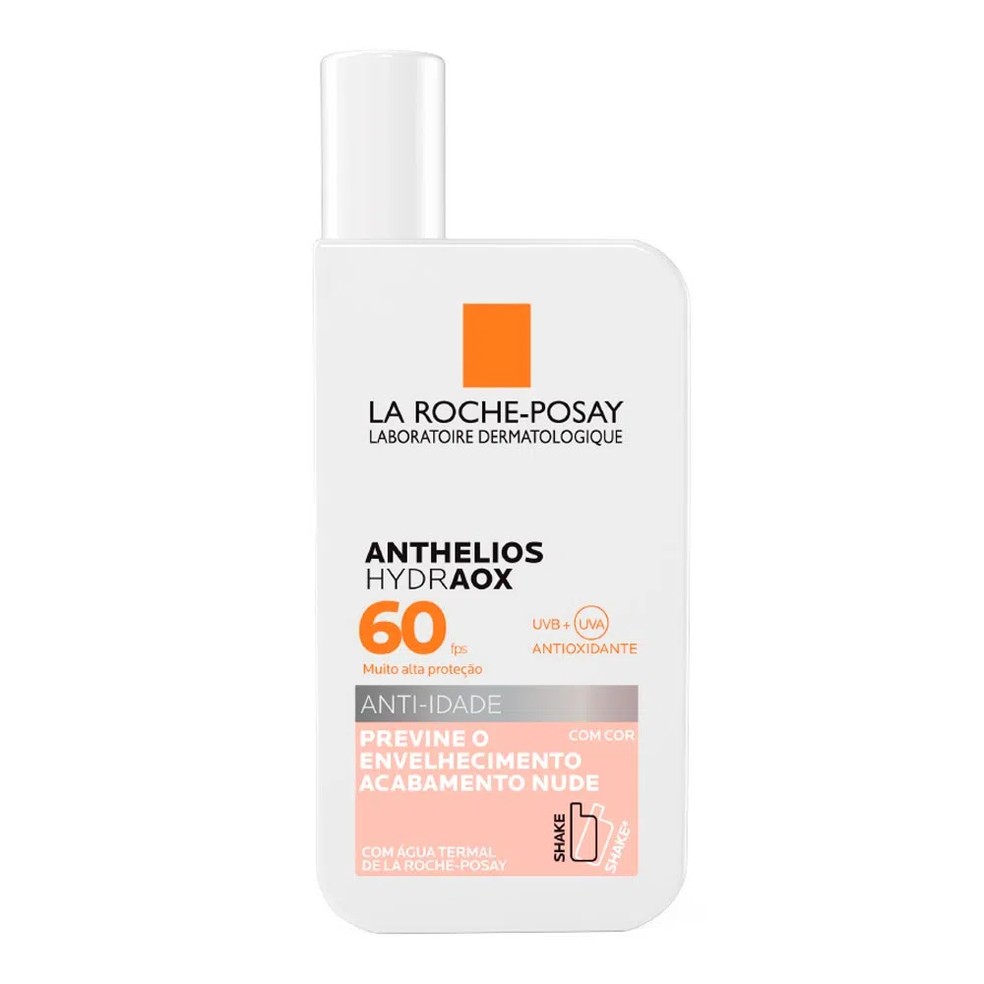 Protetor Solar Facial Anthelios Hydraox Anti-Idade FPS 60,  La Roche-Posay, R$149,90 — Foto: Reprodução / Divulgação