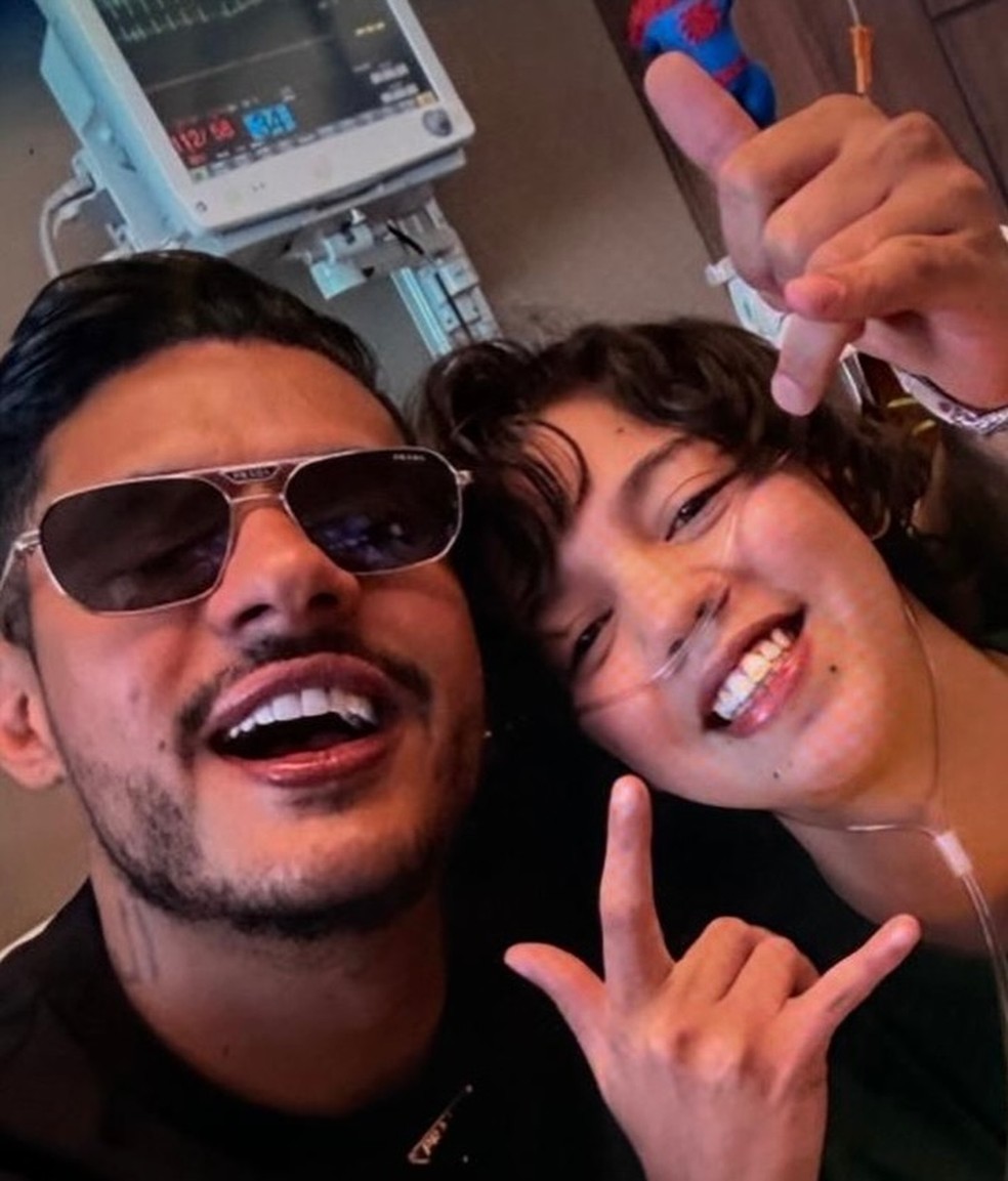 Fã de 16 anos do rapper Hungria morre e cantor lamenta promessa não cumprida: 'Não vou te buscar de Lamborghini — Foto: Reprodução/ Divulgação
