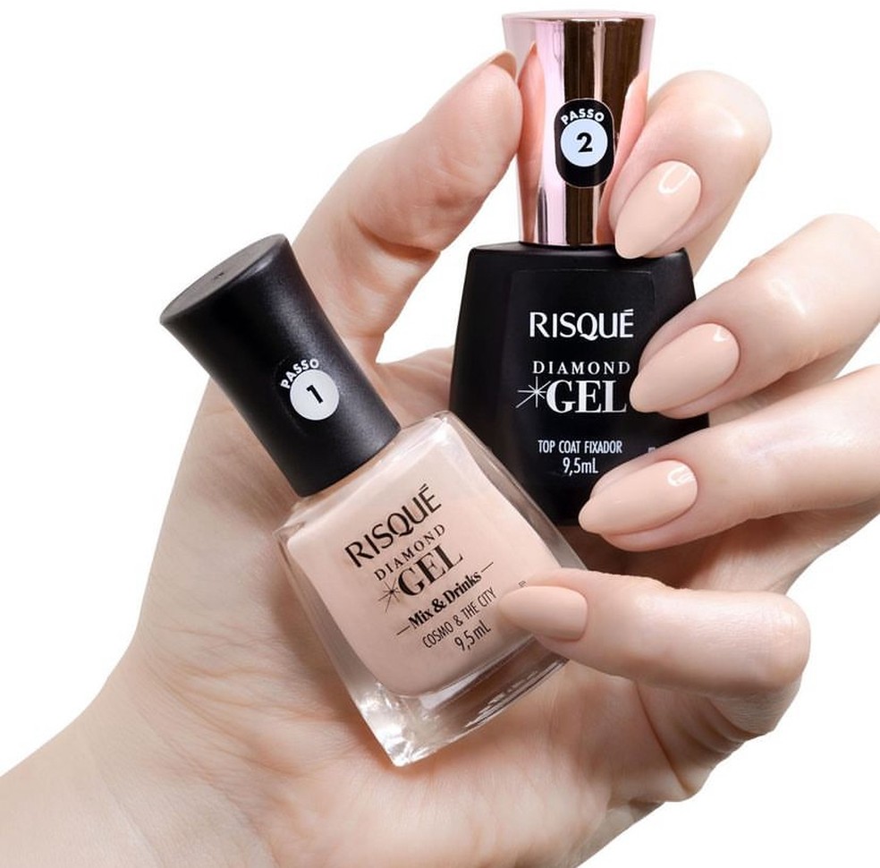 Esmalte nude Risqué — Foto: Instagram/@risqueoficial