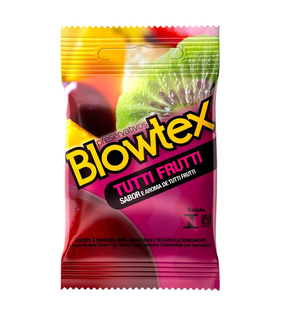 Tutti Frutti Blowtex — Foto: Divulgação