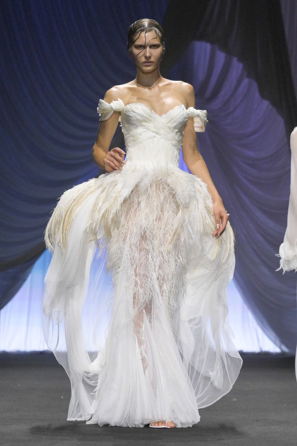 Jean Paul Gaultier na Semana de Alta-Costura verão 2025 — Foto: Getty Images