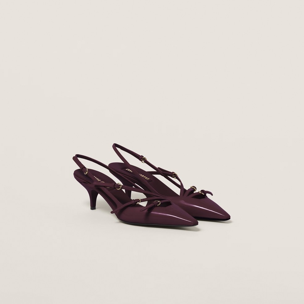 Sapato slingback, Miu Miu — Foto: Divulgação