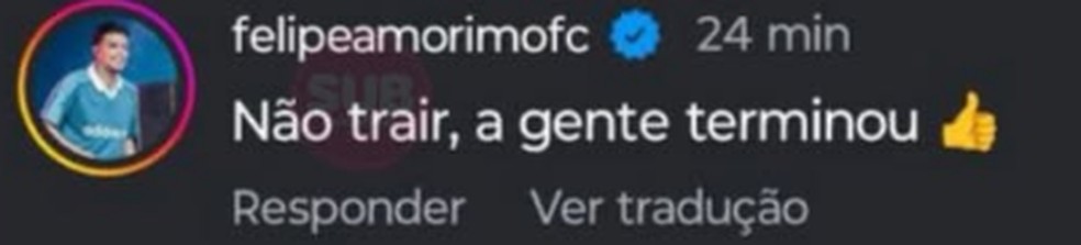 Felipe Amorim — Foto: Reprodução/Instagram