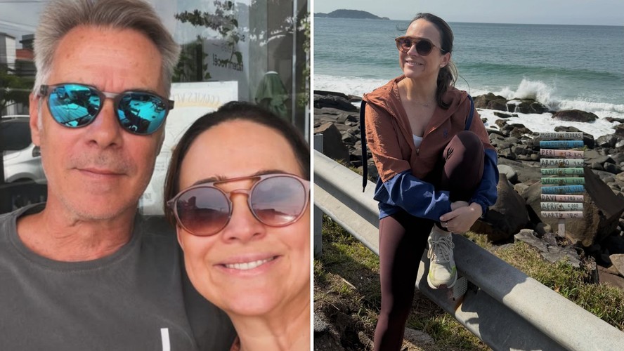 Gabriela Duarte publica clique raro com o namorado durante viagem romântica