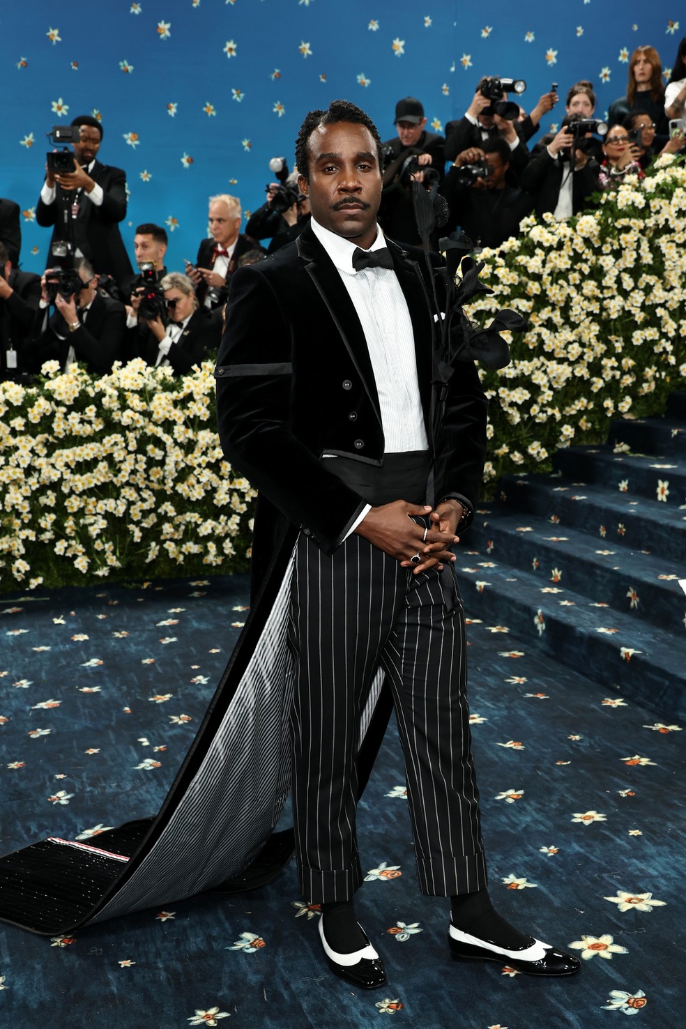 Tramell Tillman no Met Gala 2025 — Foto: Getty Images