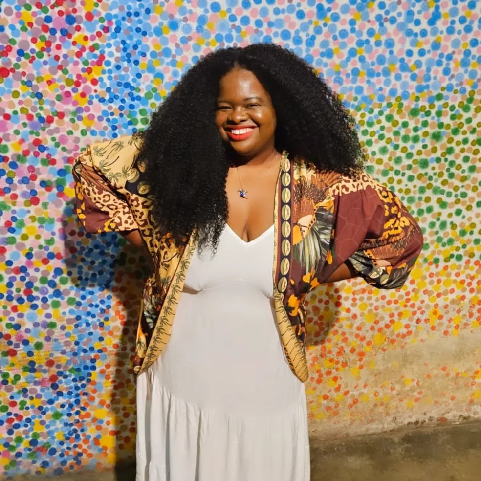 Thayssa Menezes, enredista da Mocidade Unida da Mooca — Foto: Reprodução/Instagram