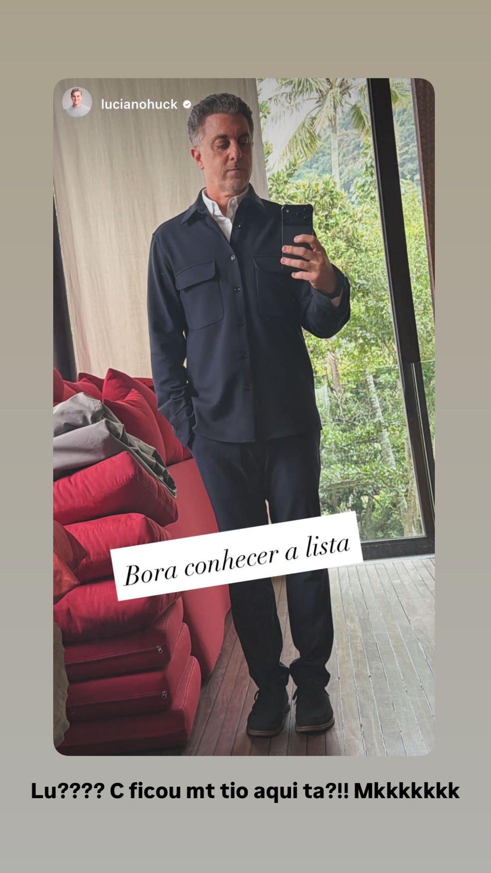 Virginia 'zoa' look de Luciano Huck para acompanhar convocação da Copa ...