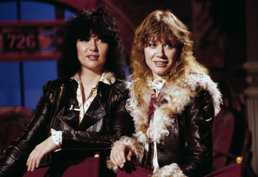 Ann e Nancy Wilson, da banda Heart — Foto: Reprodução