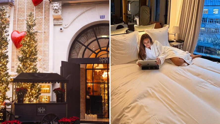 Em Paris, Bruna Biancardi se hospeda em hotel 5 estrelas com diárias que chegam a R$ 21 mil
