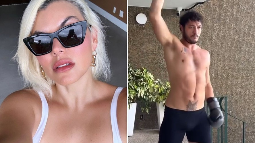 Duda Beat reage após Allan Souza Lima aparecer treinando sem camisa: 'Mexe com ele'