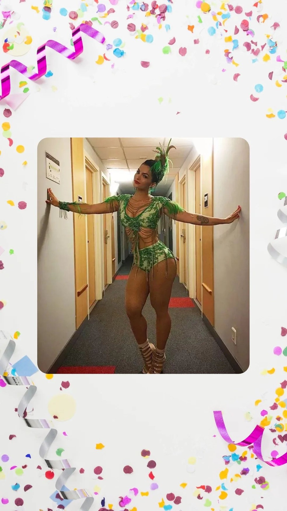 Kelly Key lembra fotos do Carnaval e surge irreconhecível em fotos — Foto: reprodução/instagram