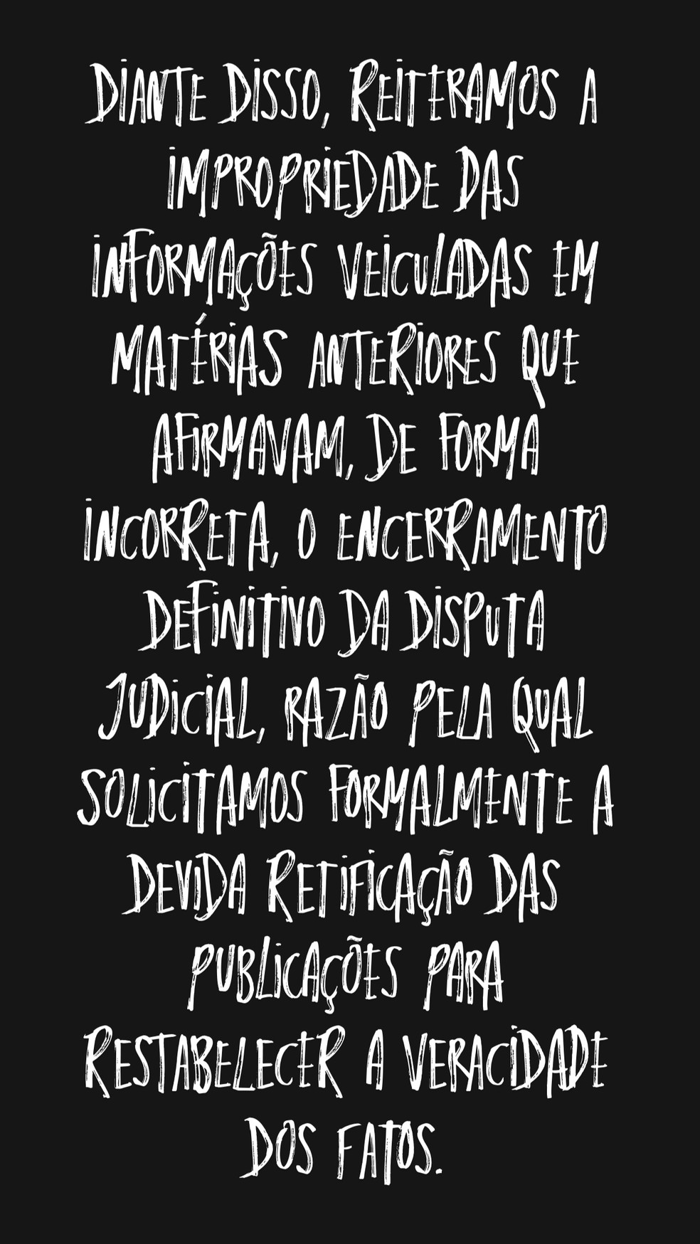 Simony se pronuncia sobre processo — Foto: Reprodução/Instagram