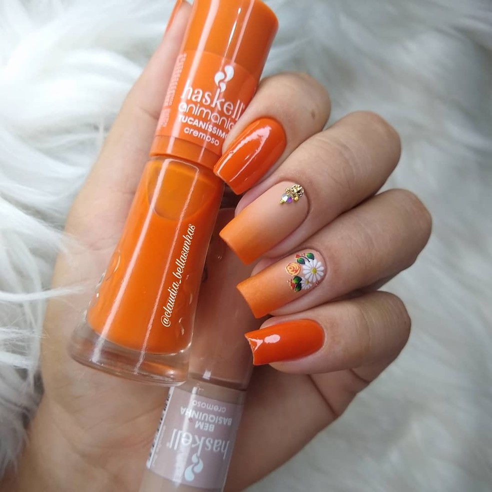Unhas decoradas laranja: 36 Inspirações com a cor que vai te encantar!