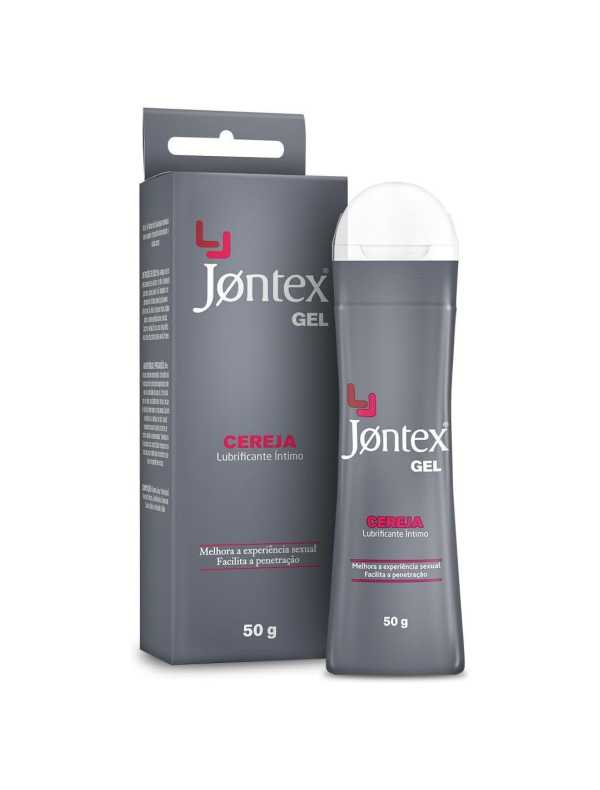 Gel lubrificante íntimo Jontex sabor cereja