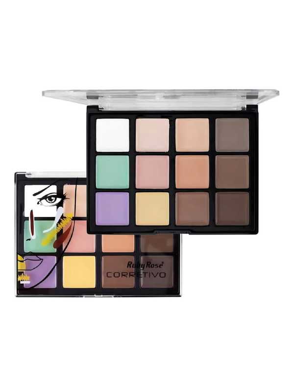 Paleta de Corretivo Colorida Ruby Rose