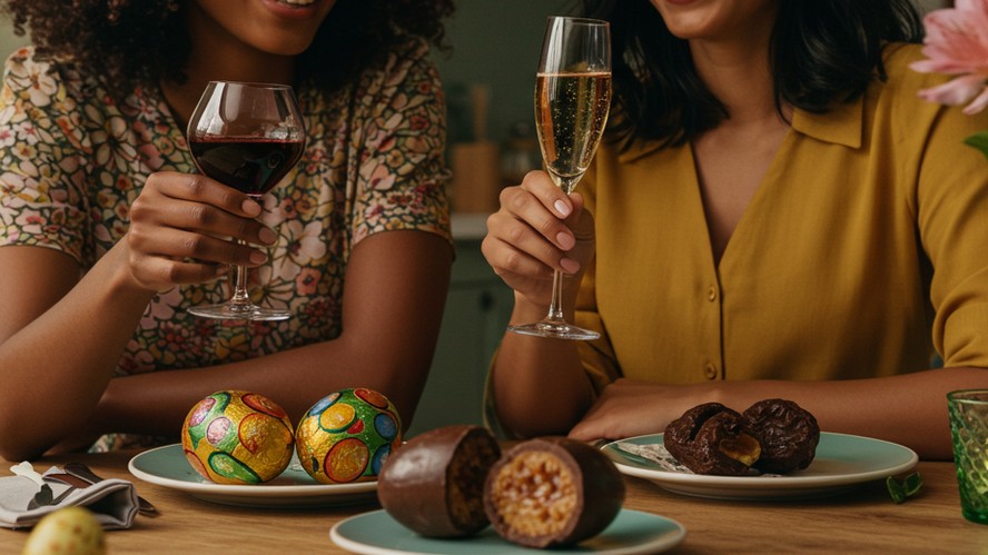 Elaine de Oliveira explica como harmonizar ovos de páscoa com vinhos e outras bebidas alcoólicas