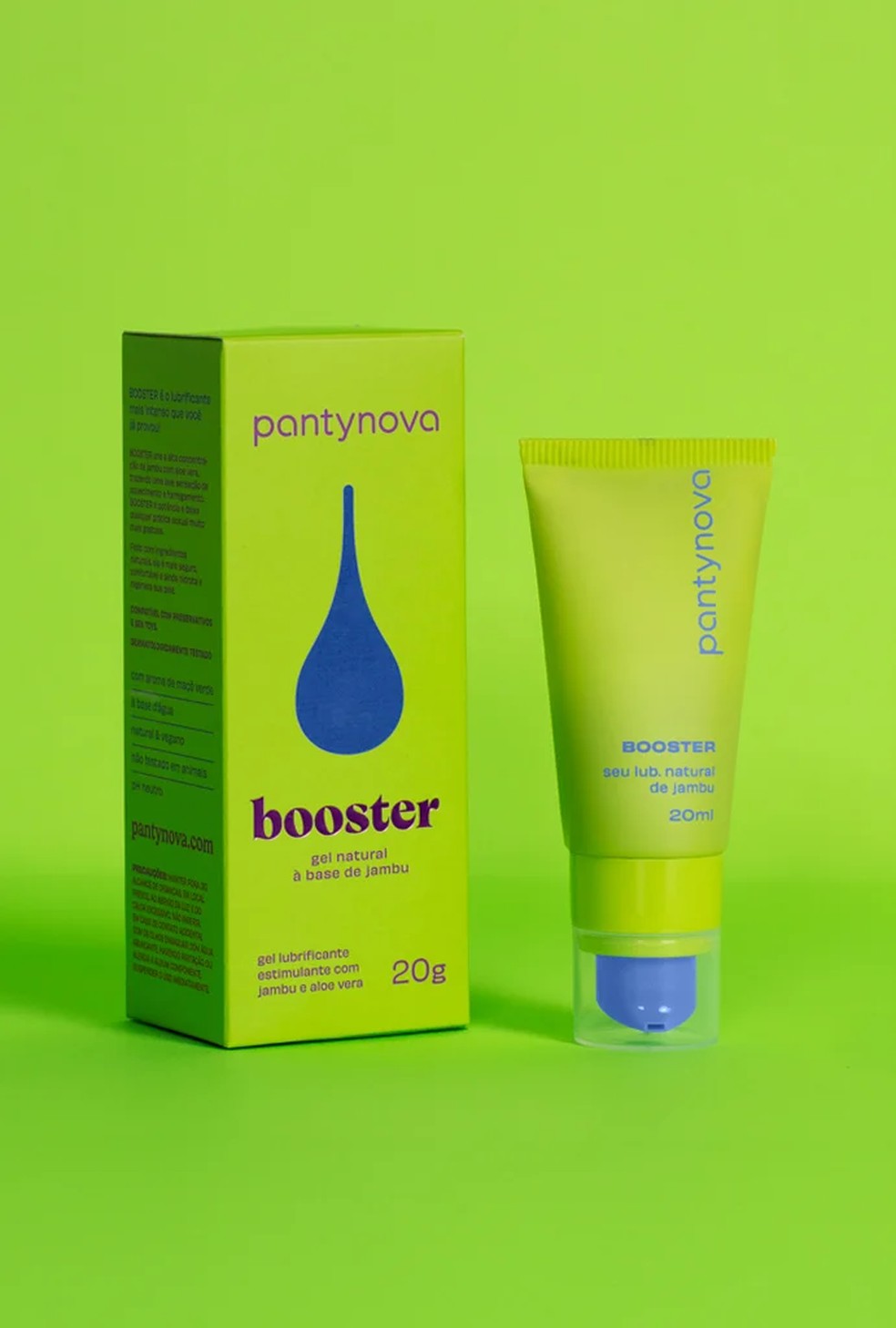 Booster Lubrificante Estimulante Natural, de pantynova — Foto: Divulgação