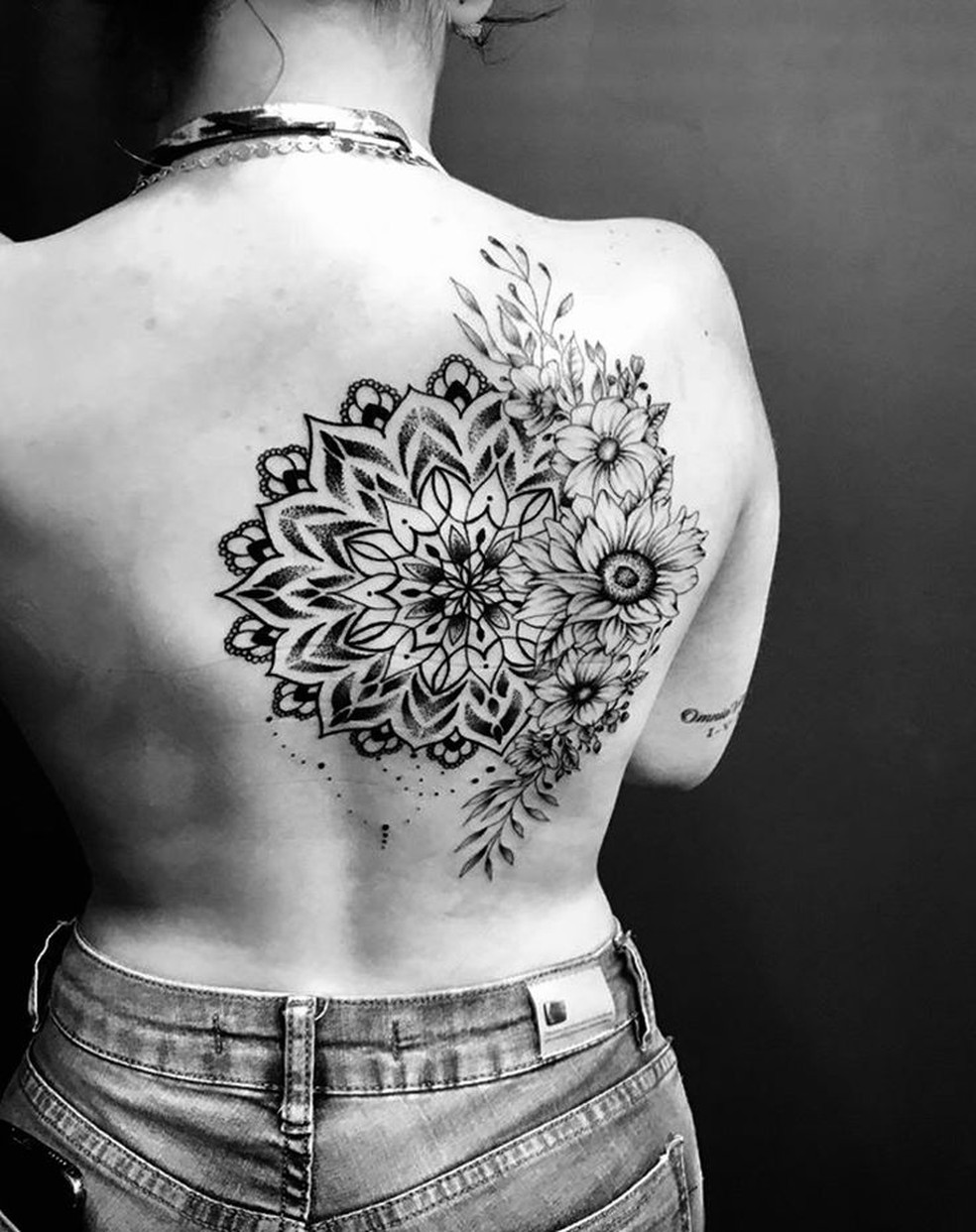 Costas: Uma mandala floral. — Foto: Reprodução/Pinterest
