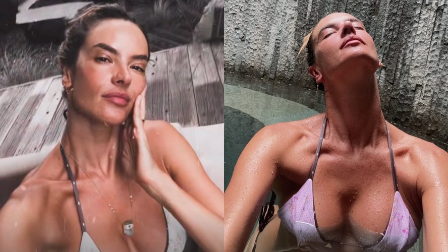 Alessandra Ambrosio viajou para Bali