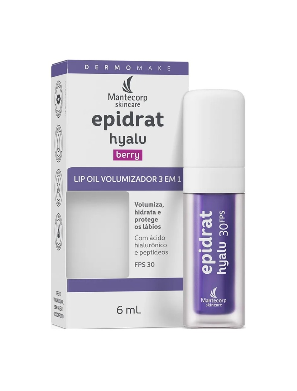 Lip Oil Volumizador Hyalu Berry Epidrat — Foto: Reprodução/MercadoLivre