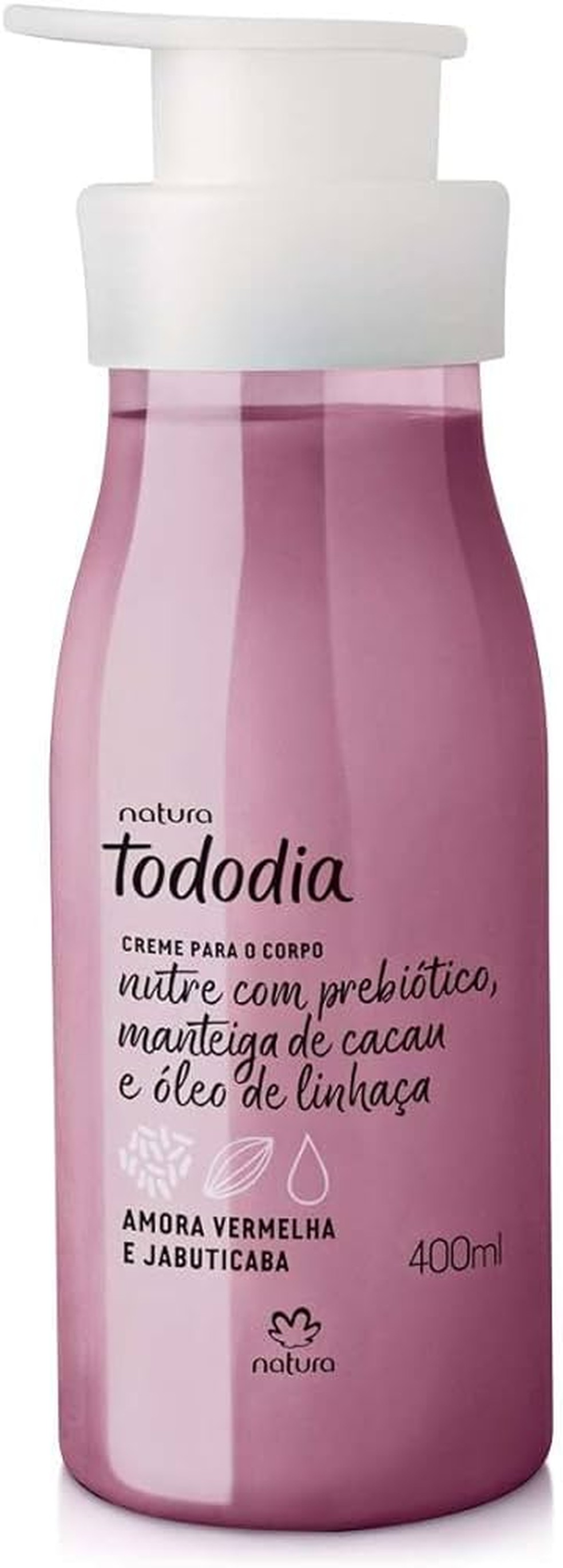 Creme Desodorante Nutritivo para o Corpo de Amora Vermelha e Jabuticaba, de Natura, R$ 68,90 — Foto: Divulgação