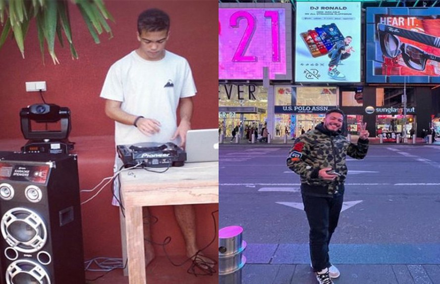 Ronald celebra Dia do DJ com foto de antes e depois: 'Muita coisa mudou'