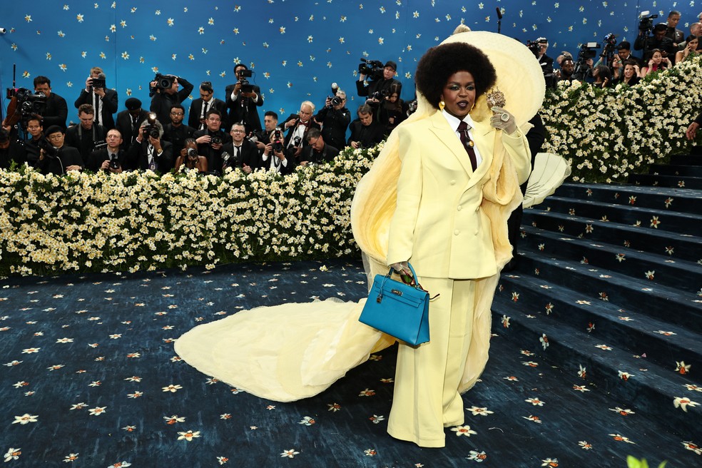Lauryn Hill no Met Gala 2025 — Foto: Getty Images