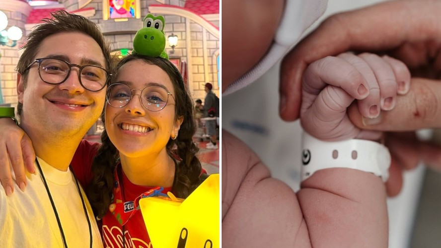 Casal de streamers anuncia que são pais após gravidez secreta